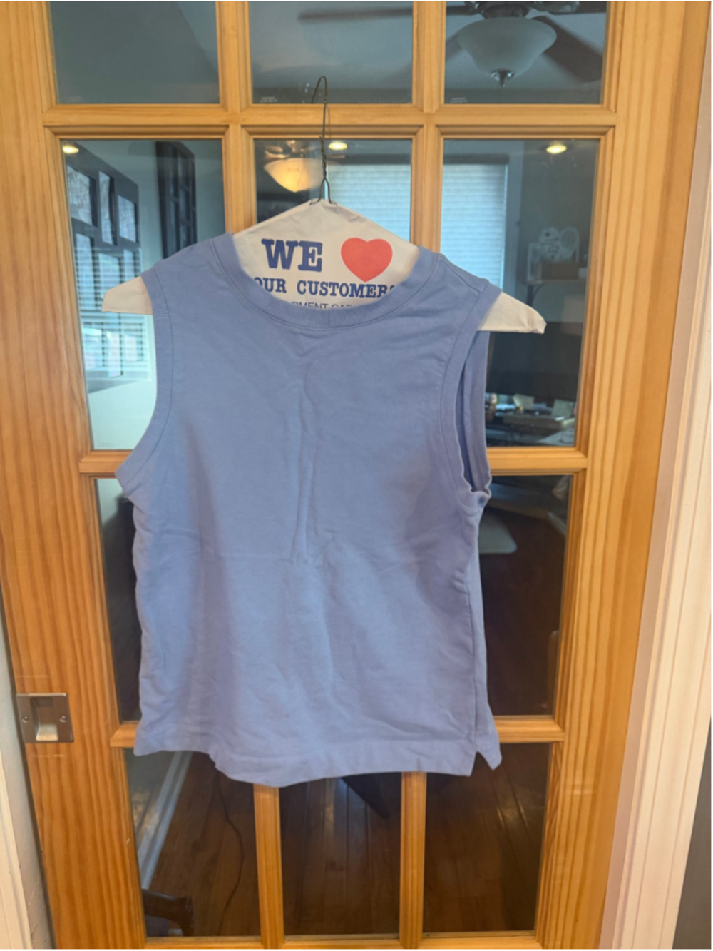 Women's Daily Ritual Tank Top Size M Blue